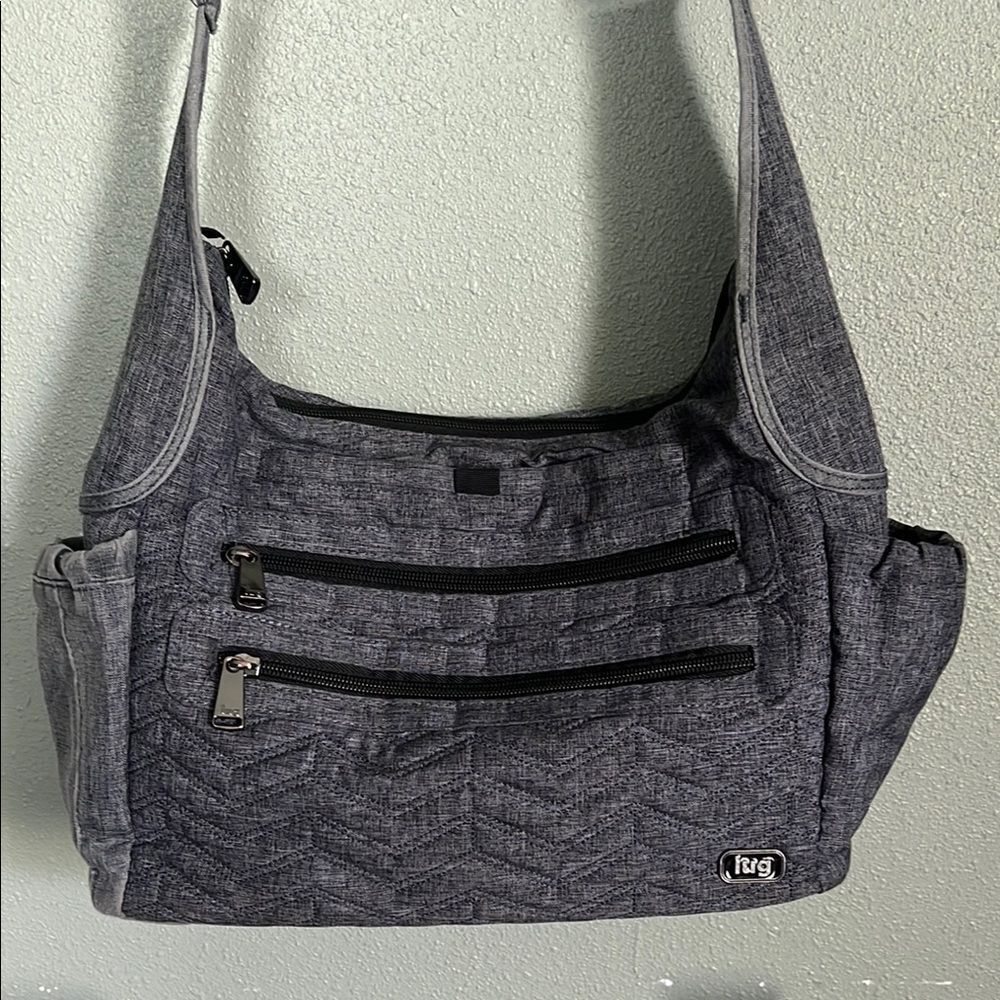 Lug Camper SE Medium Heather Gray Crossbody Bag
